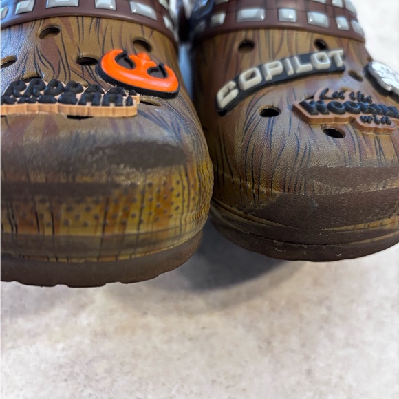 Kids Chewbacca Lined Crocs Star X Wars shoes 12 Child boys girls - Picture 4 of 8